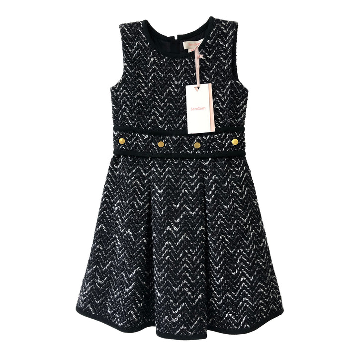 Girls Sameera Dress - Black